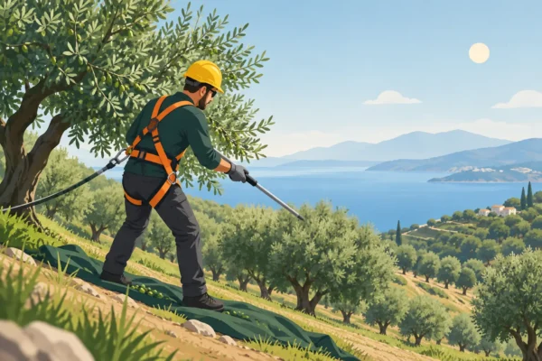 Ασφάλεια εργασίας σε επικλινείς ελαιώνες